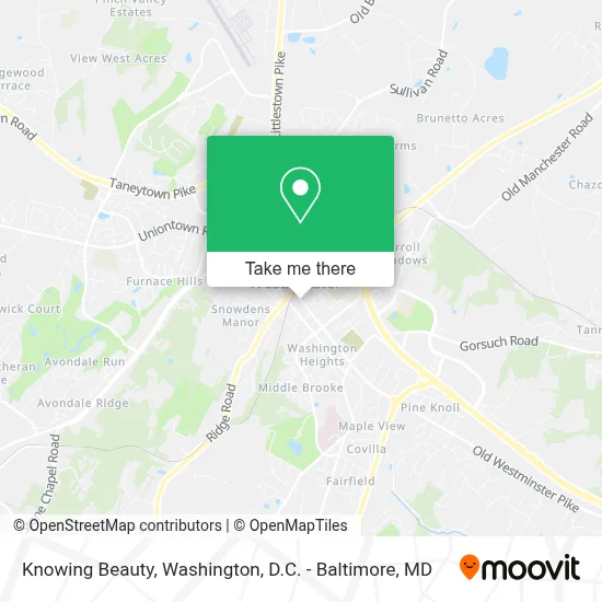 Knowing Beauty map