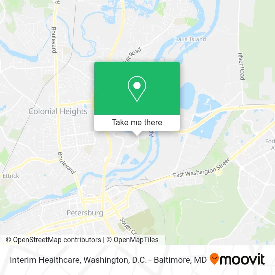Interim Healthcare map