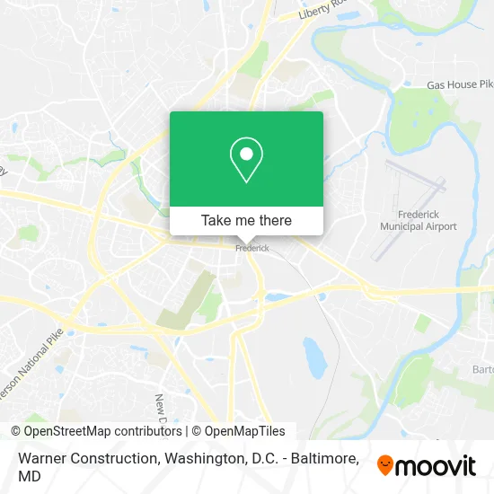 Warner Construction map