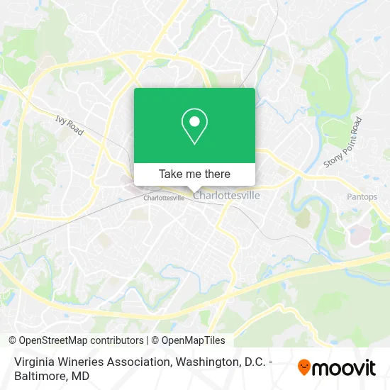 Virginia Wineries Association map