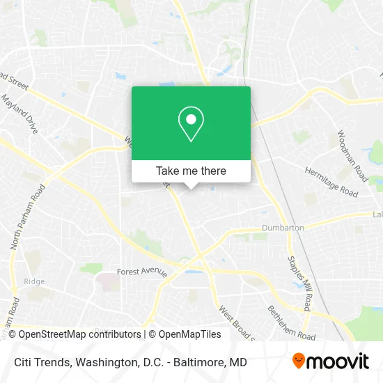 Citi Trends map