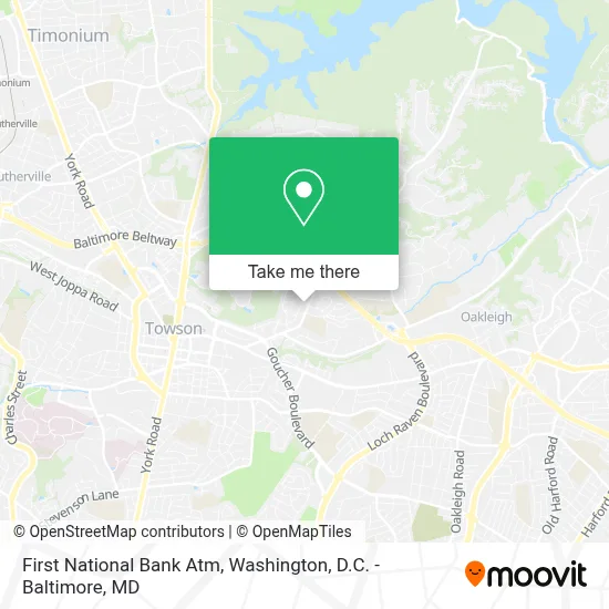 First National Bank Atm map