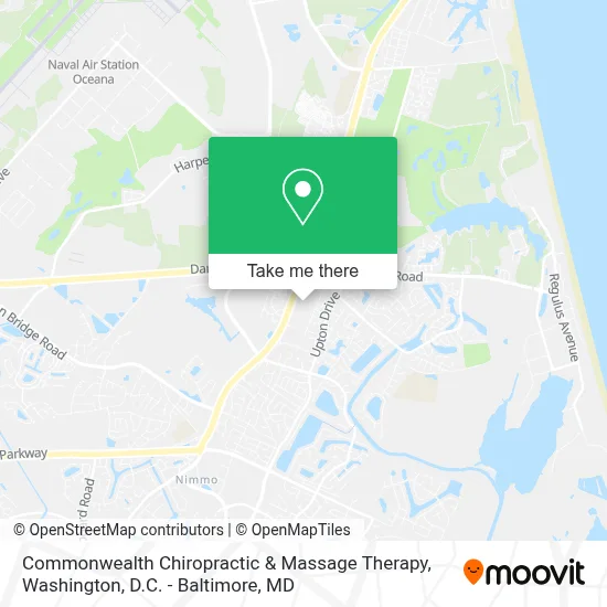 Commonwealth Chiropractic & Massage Therapy map