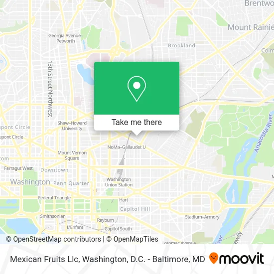 Mexican Fruits Llc map