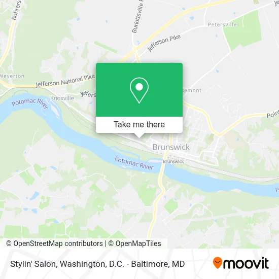 Stylin' Salon map