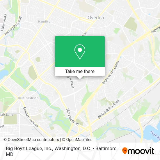 Big Boyz League, Inc. map