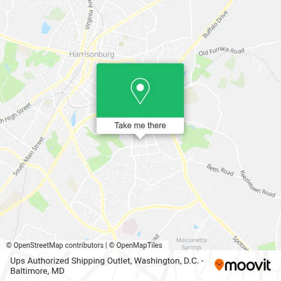 Ups Authorized Shipping Outlet map