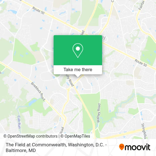 The Field at Commonwealth map