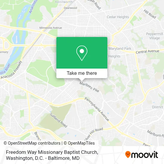 Freedom Way Missionary Baptist Church map
