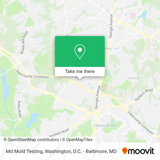 Md Mold Testing map