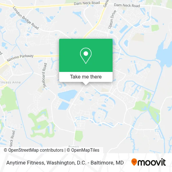 Anytime Fitness map