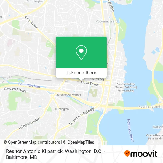 Realtor Antonio Kilpatrick map