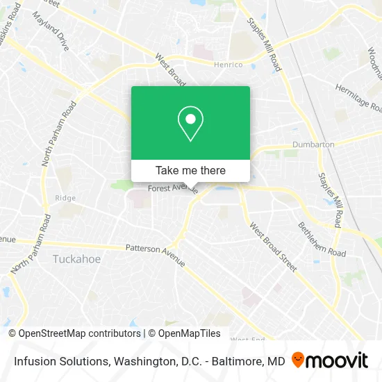 Infusion Solutions map