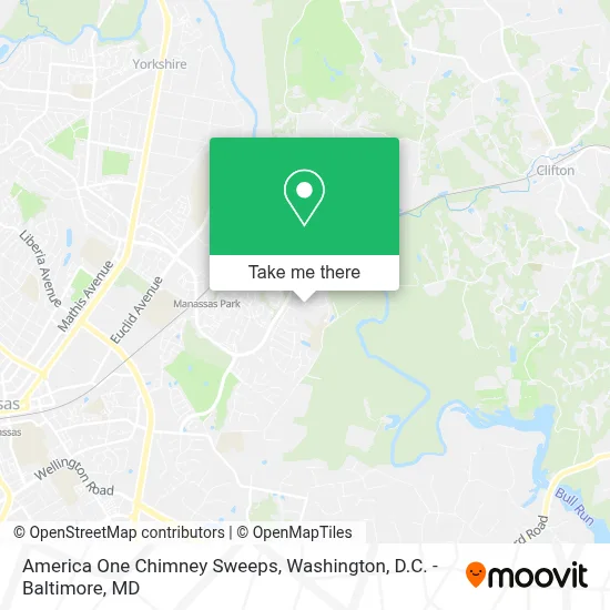 America One Chimney Sweeps map