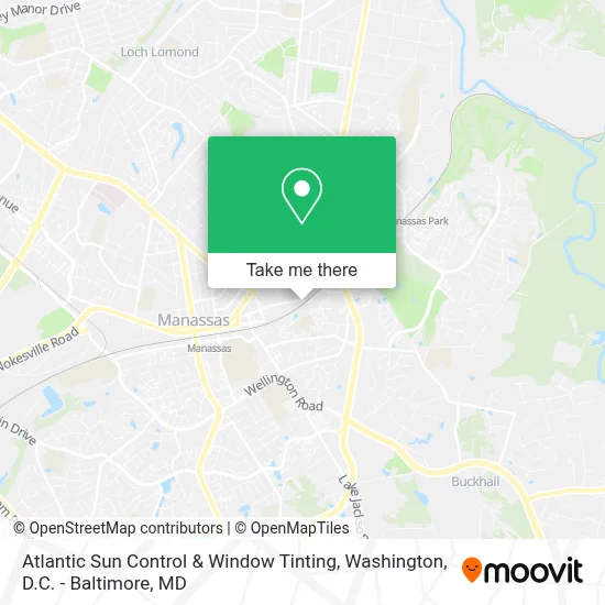 Atlantic Sun Control & Window Tinting map
