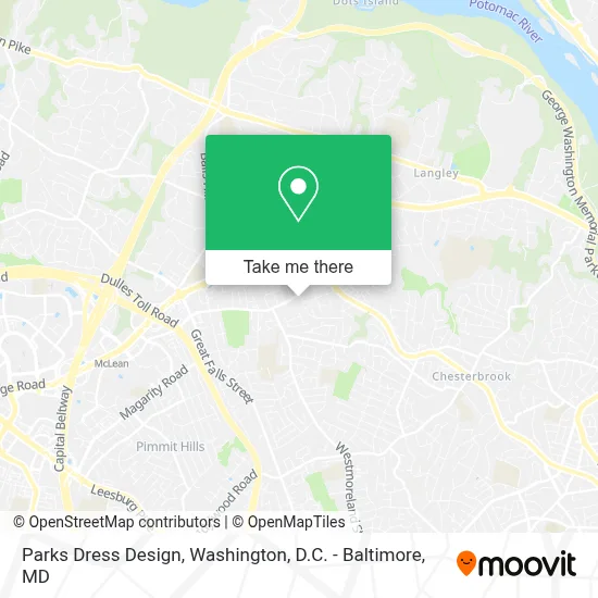 Parks Dress Design map