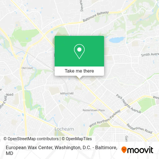 European Wax Center map