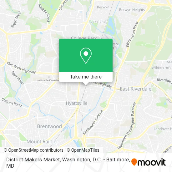 District Makers Market map