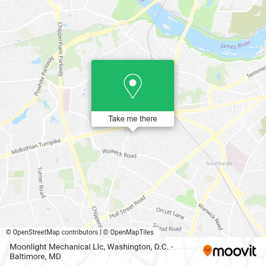 Moonlight Mechanical Llc map