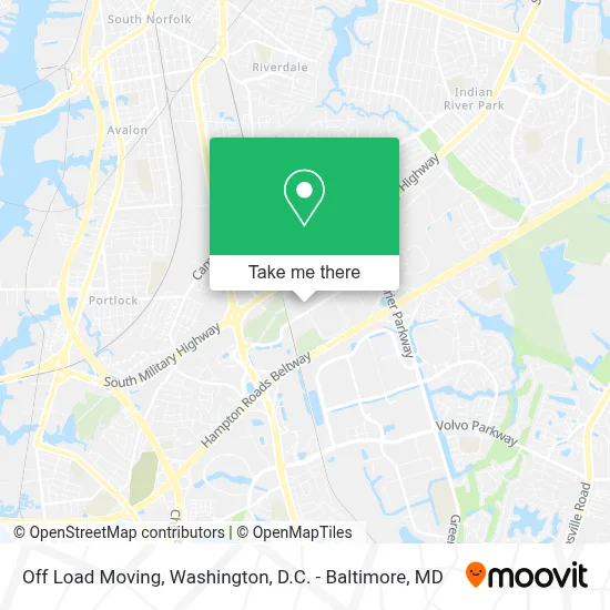Off Load Moving map