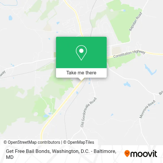 Get Free Bail Bonds map