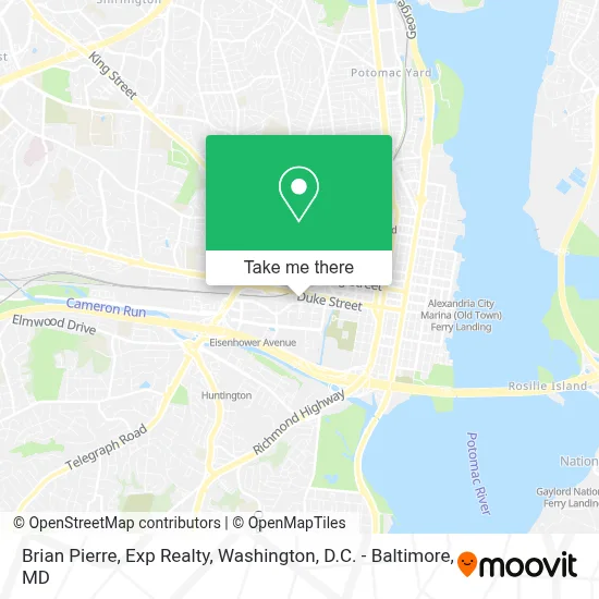 Brian Pierre, Exp Realty map