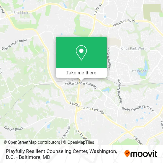 Playfully Resilient Counseling Center map