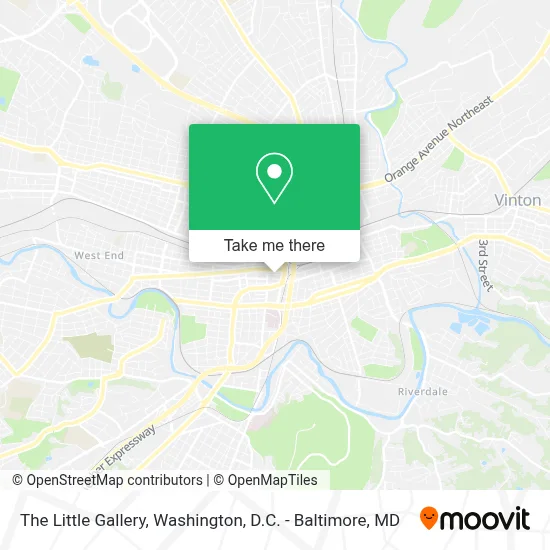 The Little Gallery map