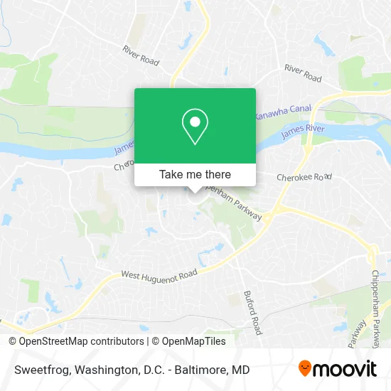 Sweetfrog map