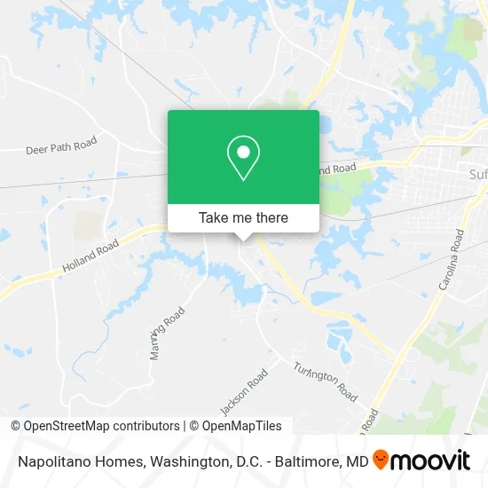 Napolitano Homes map