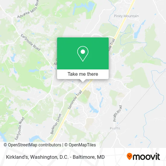 Kirkland's map