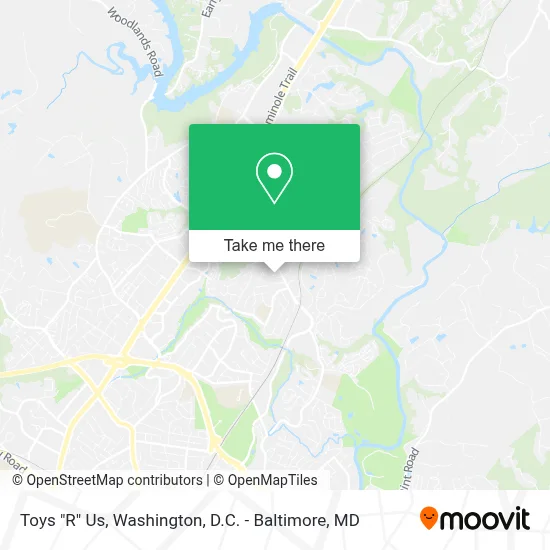 Toys "R" Us map