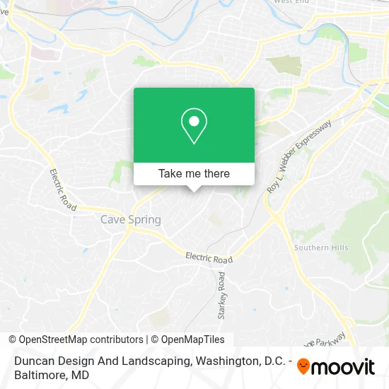 Duncan Design And Landscaping map