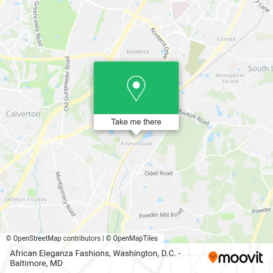 African Eleganza Fashions map