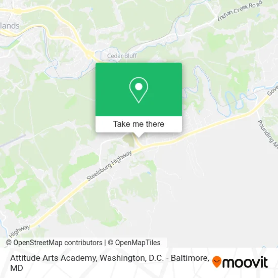 Attitude Arts Academy map