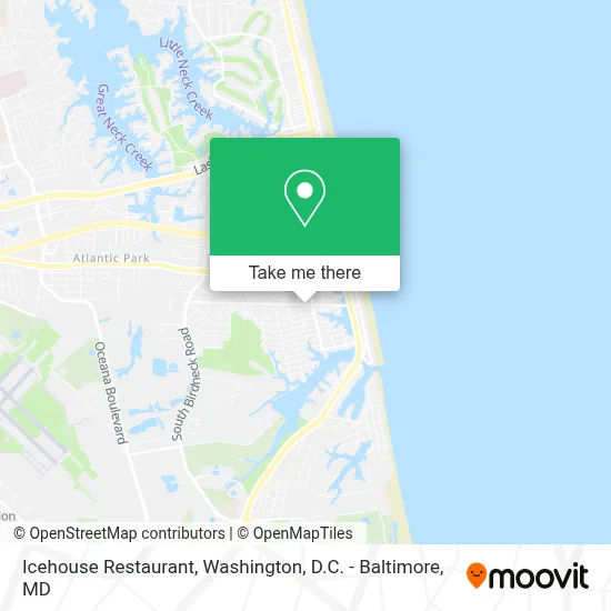 Icehouse Restaurant map