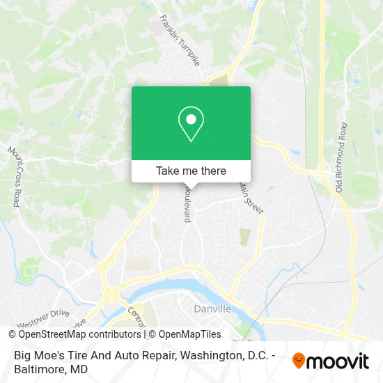 Big Moe's Tire And Auto Repair map