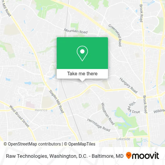 Raw Technologies map