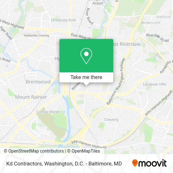 Kd Contractors map