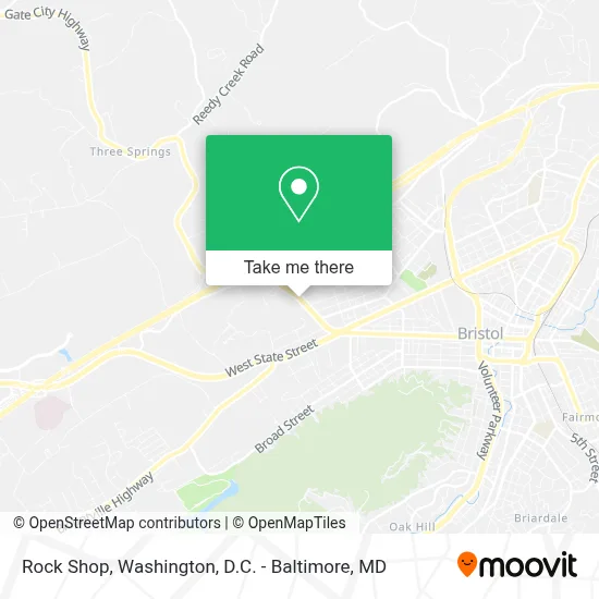 Rock Shop map