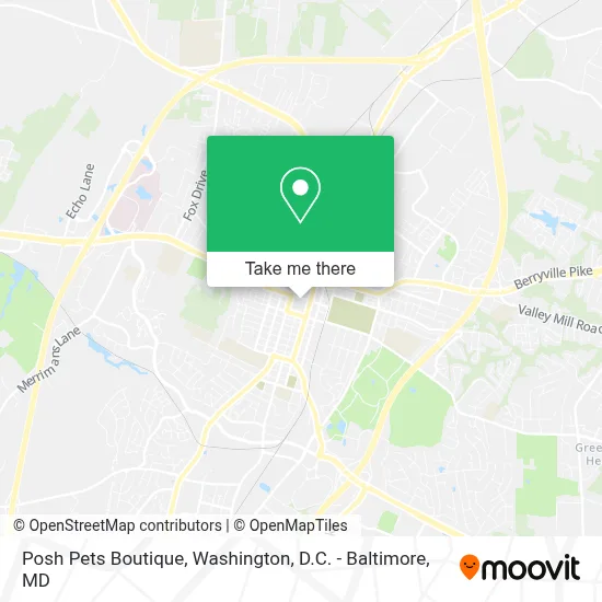 Posh Pets Boutique map