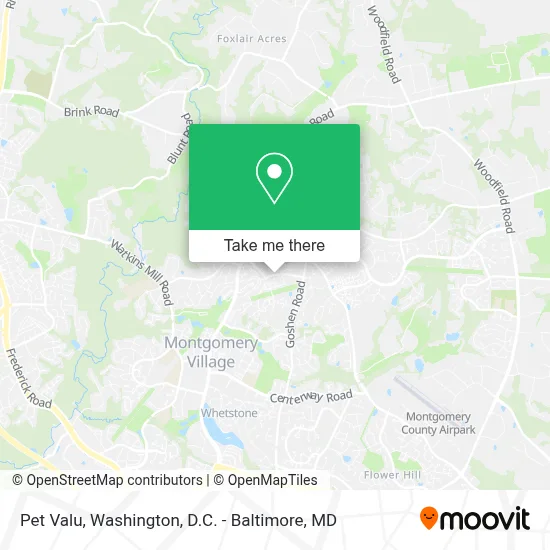 Pet Valu map