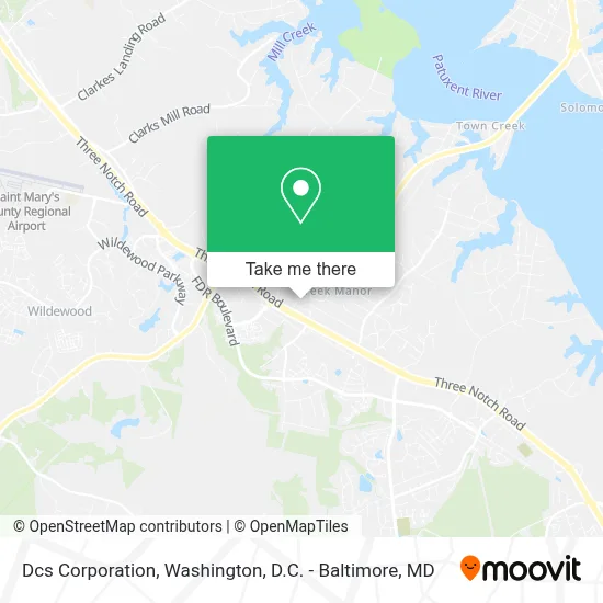 Dcs Corporation map