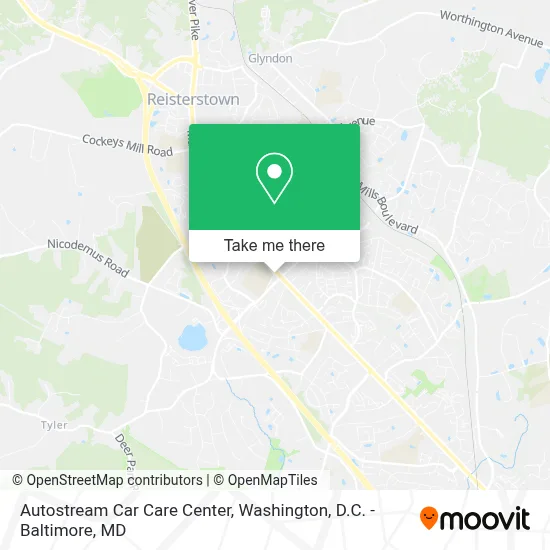 Autostream Car Care Center map