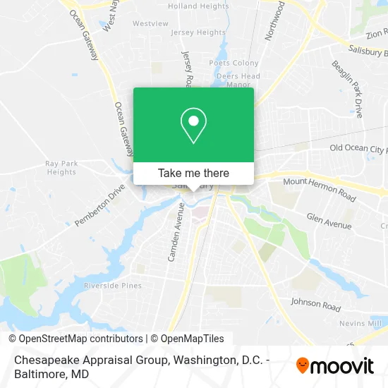 Chesapeake Appraisal Group map