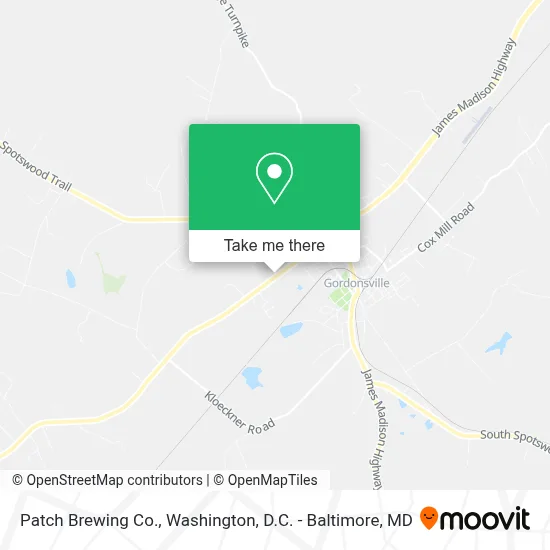 Patch Brewing Co. map