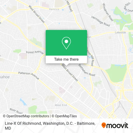 Line-X Of Richmond map