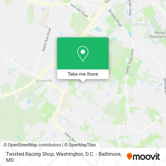 Twisted Racing Shop map