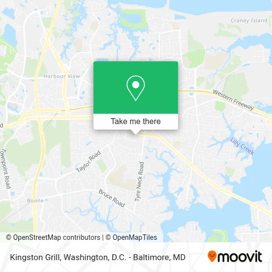 Kingston Grill map