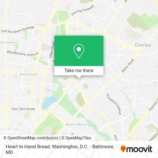 Heart In Hand Bread map